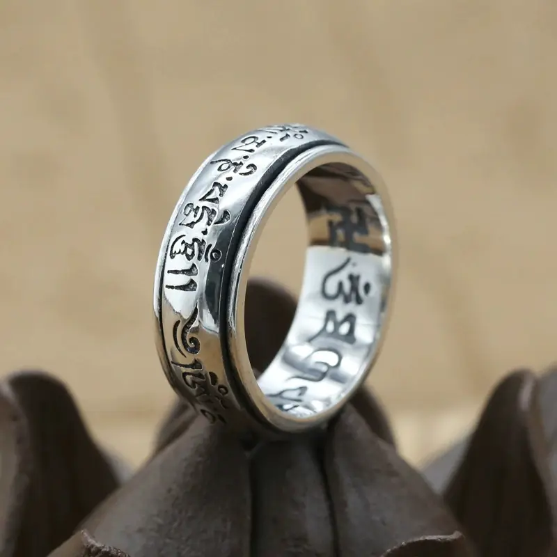 Silver Band ring for men